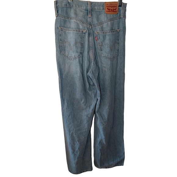 Levi's Denim - Levis High Waisted Straight Leg Jeans Light Wash Blue Denim Size 26